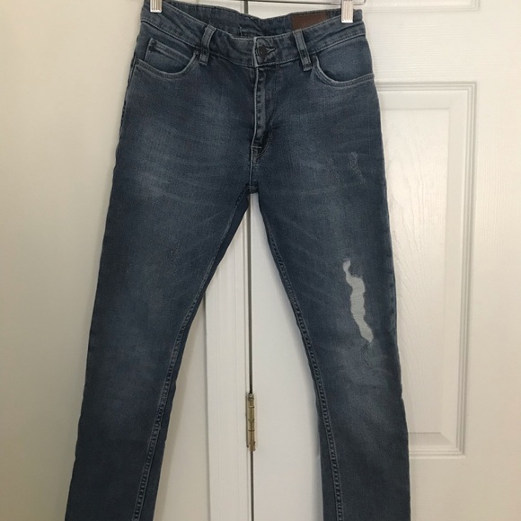 ASOS Super Skinny ankle grazer with rips jeans - Picture 5 of 8